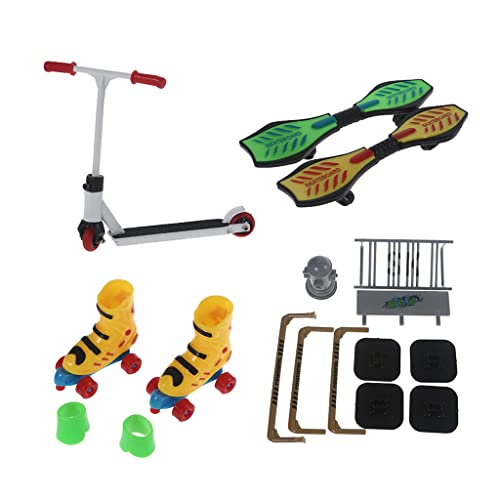 JSGHGDF Simulation Griffbrett Roller Skate Rampe Teile Set Spiele Freien Entlasten Langeweile Liefert Display von JSGHGDF