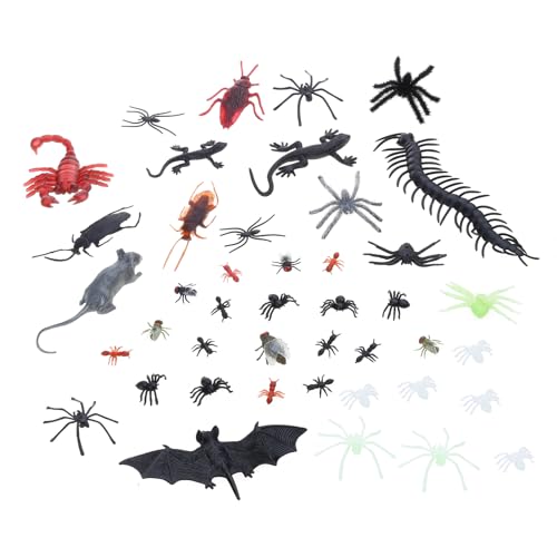 JSGHGDF Tierfiguren Halloween Spinnen Spielzeug Aktionsmodell Spielfiguren Pädagogisches Lernspielzeug von JSGHGDF