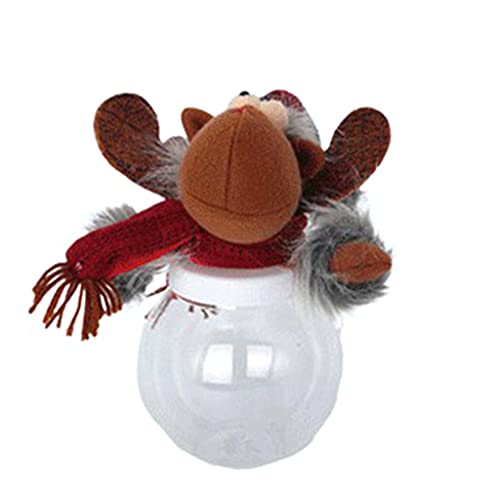 JSGHGDF Weihnachts Süßigkeitsglas Neuheitsbeutel Aufbewahrungsflasche Party Urlaub Ornament Lustiger Schokoladenspender von JSGHGDF