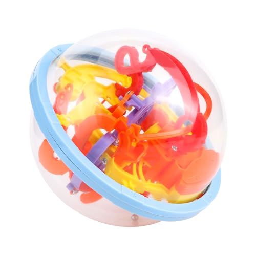 3D Kugellabyrinth, Labyrinth Ball Spiel, Geschicklichkeit Labyrinth Puzzle Ball mit 100 Level für Fortgeschrittene, Geschenke für Kinder und Erwachsene ab 5 Jahren von JSMTKJ