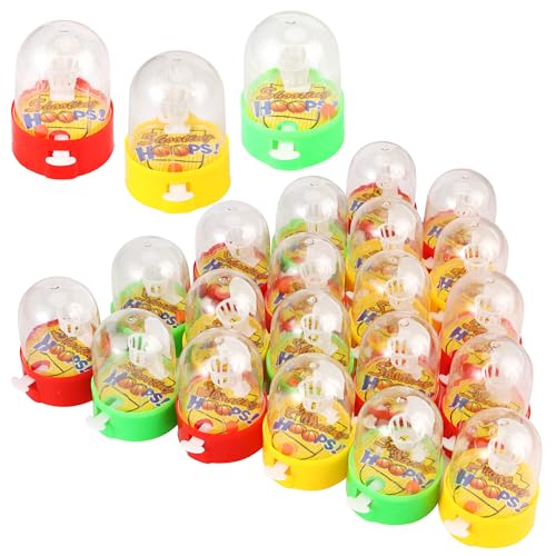 20 Pcs Flipper Basketball, Mini Basketball Mini Finger Schießspielzeug, Desktop-Kinderspielzeug, Kleines Spielzeug Korbwurf für Kinder, 6cm - Kindergeburtstag Mitgebsel von JSMTKJ