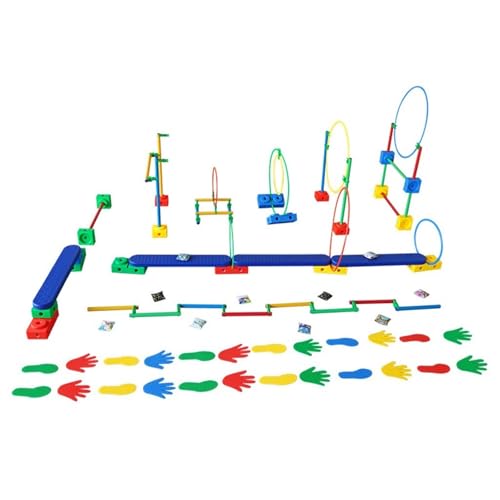 JSXTBHUO Karnevals-Outdoor-Spiele-Kombi-Set, Gleichgewichtstrainingsgerät for Kleinkinder, Gymnastik-Hindernisparcours for den Innen- und Außenbereich von JSXTBHUO