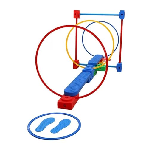 JSXTBHUO Kinder-Hindernis-Parcours, Kinder-Spiele Im Freien, Trittsteine Balancierbalken, Geeignet Für Indoor-Koordinations-Spielplatz Geburtstagsparty Karneval Spiele von JSXTBHUO
