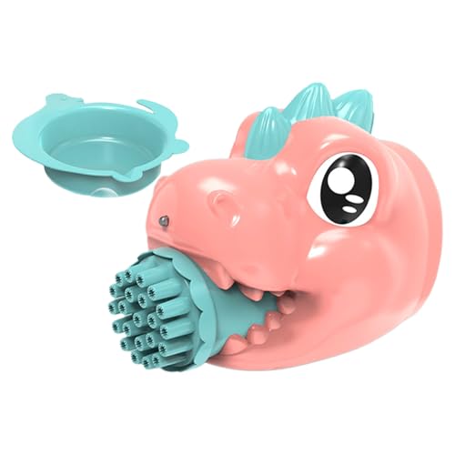 Elektrisches Blasenmacher LED Spielzeug 22 Löchern Cartoon Dinosaurier Fan Geschenk Freien von JSZDFSV