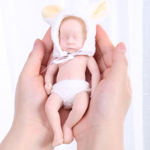 JSZDFSV 6-Zoll Baby Reborns Pflegendes Reborns Spielzeug Beliebtes Geschenk Display von JSZDFSV