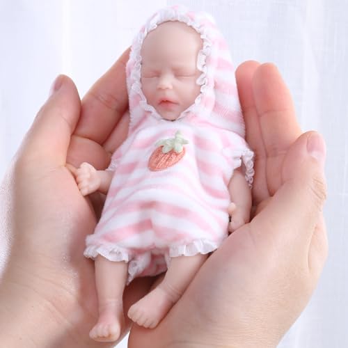JSZDFSV 6-Zoll Baby Reborns Pflegendes Reborns Spielzeugspiel Beliebtes Geschenk Display von JSZDFSV