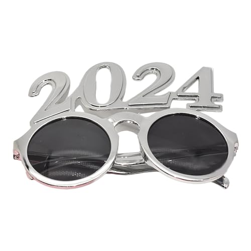 JSZDFSV Neujahrskostüm-Zubehör, 3D-Partybrille, perfekt für Karneval, Abschlussfeier, Party, Sonnenbrille, Fotostudio-Dekorationen von JSZDFSV