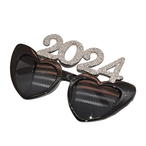 JSZDFSV Neujahrskostüm-Zubehör, 3D-Partybrille, perfekt für Karneval, Abschlussfeier, Party, Sonnenbrille, Fotostudio-Dekorationen von JSZDFSV