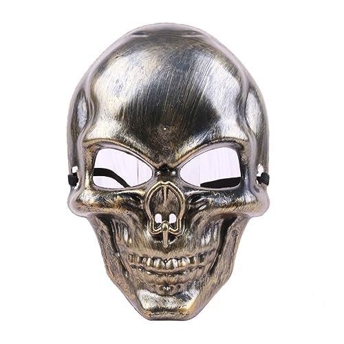 JSZDFSV Party Horror Skull Head Mask Face Decorative Mask Household Supplies For Festival Dormitory Holiday Gift Horror Skull Mask von JSZDFSV