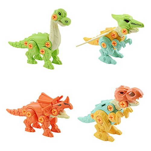 JSZDFSV Spielzeug Auseinandernehmen Dinosaurier Block Zerlegen Geschenk Interaktives Lernspielzeug Schraubendreher Kinderliebling von JSZDFSV