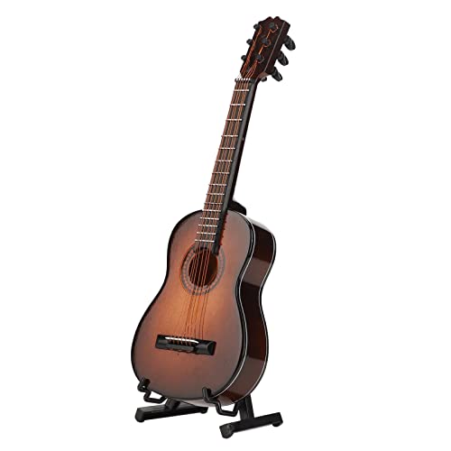 7,9-Zoll-Miniaturgitarrenmodell Exquisite Mini-E-Gitarre aus Lindenholz für die Dekoration von Heiminstrumenten von JTLB