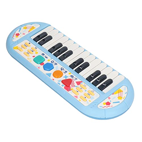 JTLB 24 Tasten -Keyboard-Klavier, Eingebaute Lautsprecher, Lehrfunktion, für -Mädchen-Geschenke, Leichtes Tragbares Elektronisches Klavier, Spielen zu von JTLB