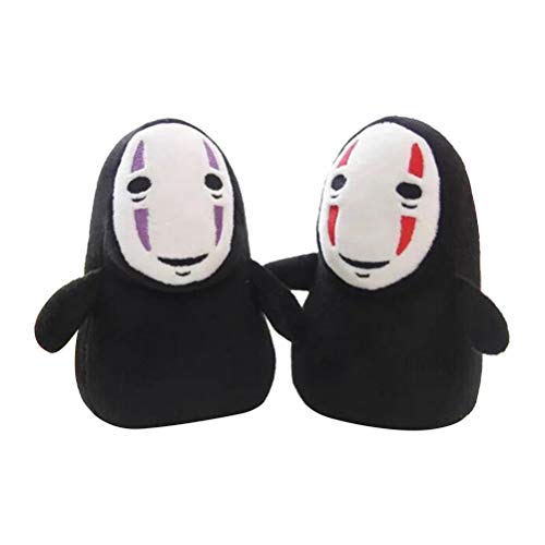 JTLB 7” Chihiros Mann ohne Gesichts-Geist-Plüsch Sammler Anime-Charakter-Tasche Spielzeug Puppe Chihiros Plüschtier von JTLB