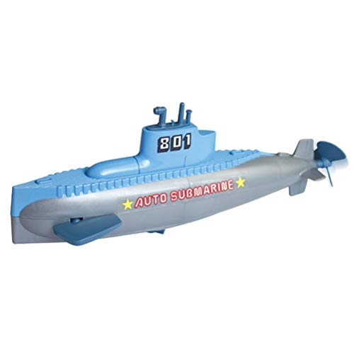 JTLB Clockwork Submarine Uhrwerk U-Boot RC Mini Kriegsschiff Kinderuhrwerk Wasserspielzeug Kinder Schwimmbad Badezimmer Duschspielzeug von JTLB