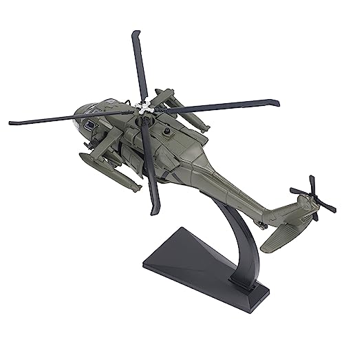 JTLB Das Vorfall -Hubschrauber -Modellspielzeug für die Diecast -Legierung, EIN Schall Helles Bewaffnetes Hubschraubermodell, Kid Aviation Toy, für Home Decoration, mit Stand (Typ 2) von JTLB