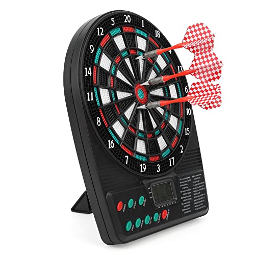 JTLB Elektronisches Dartscheiben-Spielset, LCD-Display, Automatische Wertung, Dartplatten-Spieleset ((elektronisches Ziel)) von JTLB