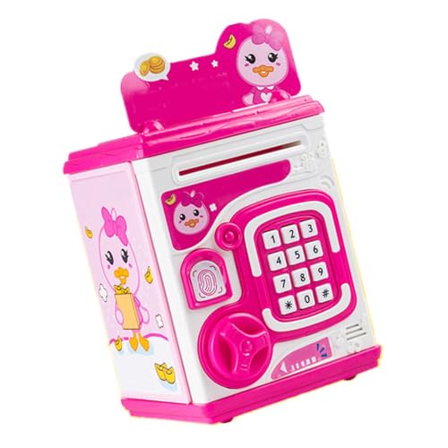 JTLB Intelligentes Sparschwein, Kinderfreundliche Sprach-Fingerabdruck-Spardose die Heimreise (Rosa) von JTLB