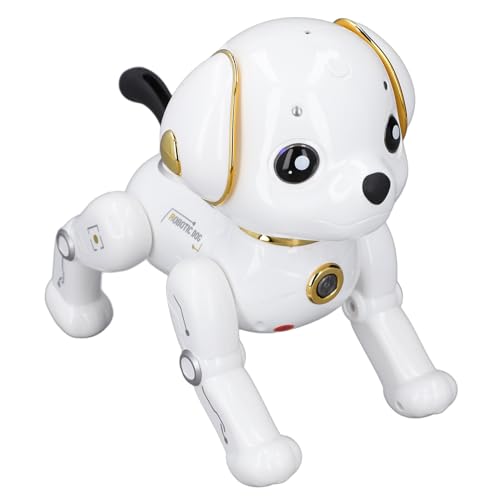JTLB Programmierbares Roboter-Hundespielzeug, Interaktives Ferngesteuertes Haustier mit Musik, Tanzender Handstand, Push-Up-Funktion, Niedliche Funktionen, Roboter-Welpe von JTLB