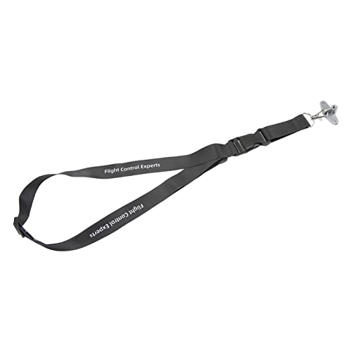 JTLB Verstellbares, Leichtes Controller-Lanyard für 3 Pro, mit Umhängeband, Nylonband, Aluminiumlegierungsbasis und Schnalle, Schwarz, 55 cm Bis 70,5 cm für Drohne von JTLB