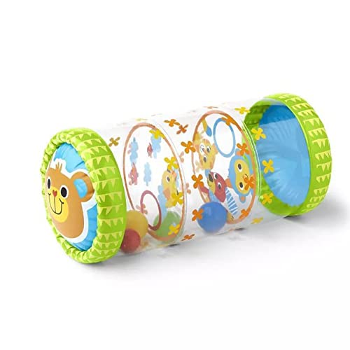 Kindersicheres Aufblasbares Rollspielzeug, PVC, Krabbelroller für die Frühe Entwicklung mit Ball und Glocke für Babys Im Alter von 3 Monaten Bis 3 Jahren von JTLB