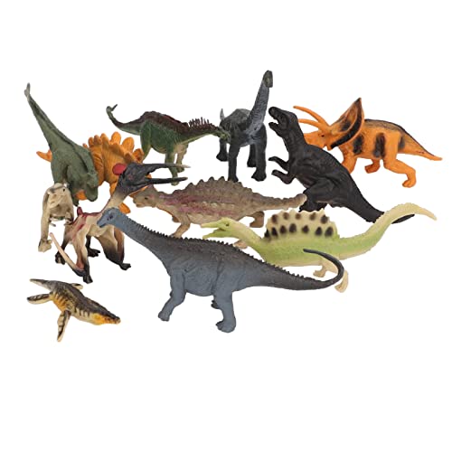 Mini-Dinosaurier-Figuren, 12 Stück, Spielzeug, Realistische Mini-Dinosaurier-Tierfiguren, STEM, Pädagogisch Realistische Dinosaurier-Figur für Jungen, Mädchen, Kleinkinder ﻿ von JTLB