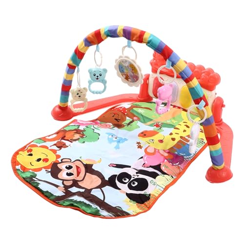 Musikalische Baby -Fitnessstudios Spielen Mats, Musikalische Aktivität Matte Klavier Baby Spielen Fitnessstudio Bauchzeit Gepolsterte Matte für Babys Neugeborene Kleinkind von JTLB