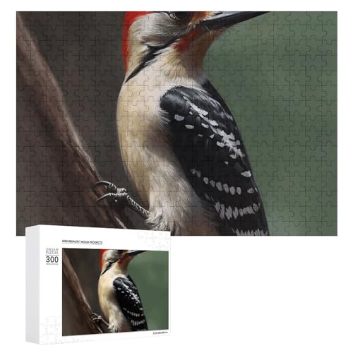 Woodpecker Puzzles 500 Teile Personalisierte Puzzles Herausfordernde Bilderpuzzle Holz Haustier Puzzle Fotos Puzzle für Erwachsene Hochzeit Puzzle Familientreffen Puzzle von JTMVNKG