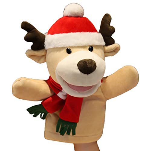 Weihnachtsmann Handpuppe Weihnachten Handpuppen Urlaub Partyzubehör Geschenke Kleinkinder 3 von JTQYFI