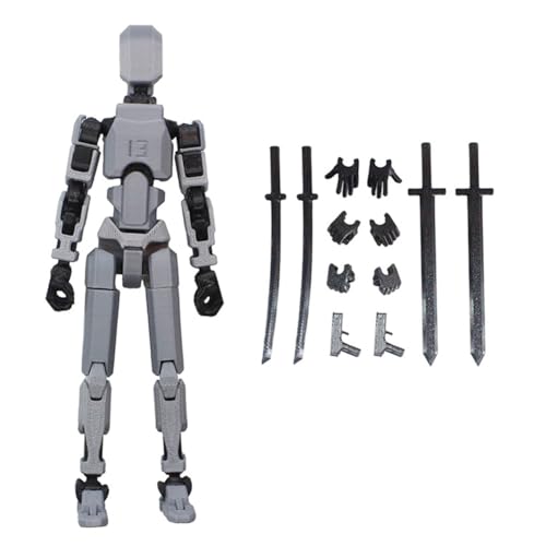 JUCHRZEY 1 Set 3D-Gedruckter mehrgelenkiger beweglicher Roboter Mehrgelenkige bewegliche 3D-gedruckte Schaufensterpuppe 13 Dummy-Actionfiguren for Kinder und Erwachsene Geschenke von JUCHRZEY