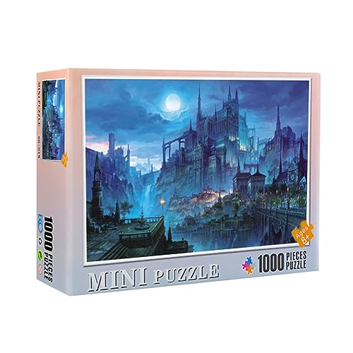 JUCHRZEY 1000 Stück Papierpuzzles, ungiftig, berühmte Gemälde, Puzzle zum Stressabbau, for Jungen, Mädchen, Kinder von JUCHRZEY