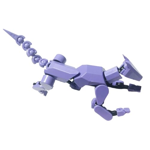 JUCHRZEY 13 Roboterhund-Actionfiguren, mehrgelenkig, beweglicher Roboterhund, zum Stressabbau, Hundefiguren, Spielzeug, Geschenk für Sammler von JUCHRZEY