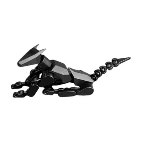 JUCHRZEY 13 Roboterhund-Actionfiguren, mehrgelenkig, beweglicher Roboterhund, zum Stressabbau, Hundefiguren, Spielzeug, Geschenk für Sammler von JUCHRZEY