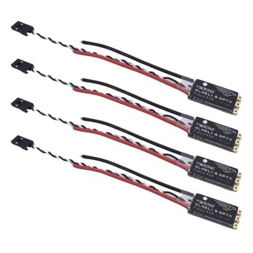 JUCHRZEY 35A 45A bürstenloser ESC-Unterstützung DSHOT125/300/600 bürstenloser elektronischer Controller mit LED-Licht Elektronischer Geschwindigkeitsregler 2-6S für RC-Drohne von JUCHRZEY