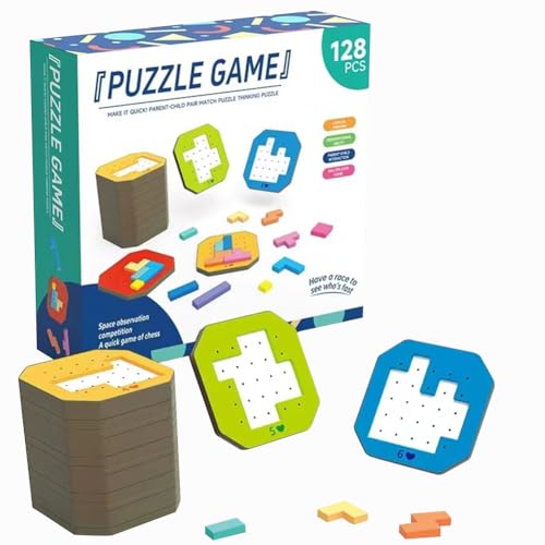 JUCHRZEY 3D Kreatives Desktop-Puzzlespiel Tangram Mathespielzeug Tangram Puzzle Muster Block Puzzle Spielzeug für Kinder Geschenke von JUCHRZEY