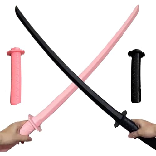 JUCHRZEY 3D-Schwerkraft-Samurai-Schwert für Erwachsene, kreative Dekompression, einziehbares Samurai-Schwert, Katana-, Dekompressionsspielzeug, superheilend, faltbar, lustiges Geschenk für E von JUCHRZEY