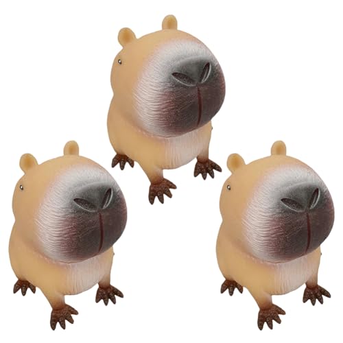 JUCHRZEY Capybara Quetschspielzeug, süßes weiches Zappelspielzeug, sensorisches Spielzeug, Dekompressionsspielzeug, lustige for Kinder und Erwachsene von JUCHRZEY