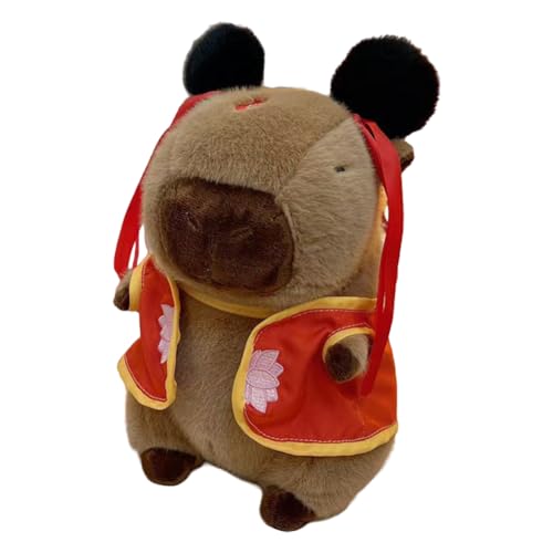 JUCHRZEY Peluche, Carpincho Simulation, Capibara Teddy Spiel mit Kleidung und Accessoires for Jungen und Mädchen von JUCHRZEY