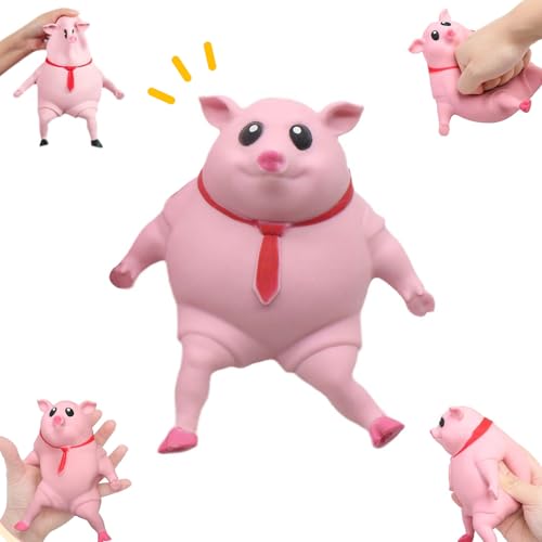 JUCHRZEY Schweine Quetschspielzeug, Kreatives Dekompressions Piggy, Schweine Antistress Spielzeug, Squishy Squeeze Toys Fidget Toys for Erwachsene und Kinder von JUCHRZEY