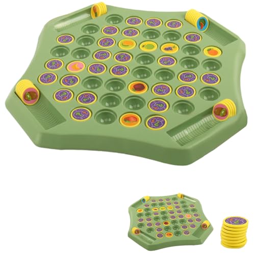 JUCHRZEY Tier-Flip-Schach-Brettspiel, Tier-Flip-Schach, kognitives Gedächtnis-Brettspiel für Kindergarten-Sammelaktivitäten von JUCHRZEY