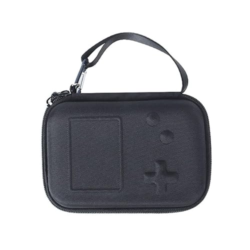 JUCHRZEY Tragbare Schutzhülle, Kratzfeste Reise-Schutzhandtasche mit Handschlaufe und Schnallenschutztasche, integrierten Befestigungsgurten und Netztasche for die Retro-Handspielkonsole RG3 von JUCHRZEY