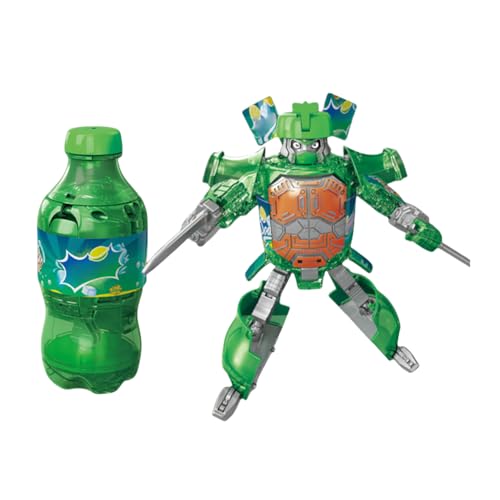 JUCHRZEY Transforming Robot Action Deformation Bottle Mecha Creation Model für Kinder Jungen und Mädchen von JUCHRZEY