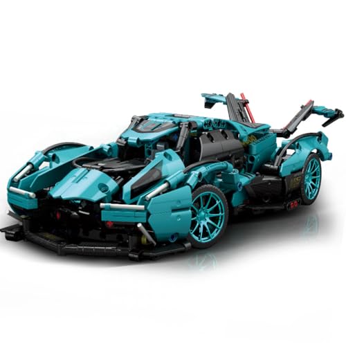 JUCYJULY Technik Sportwagen Bausteine Set für Lambo, 1148 Klemmbausteine Auto Bausatz Supersportwagen Modellbausatz, MOC Car Rennwagen Modellauto Spielzeug Geschenk Erwachsene Kinder von JUCYJULY