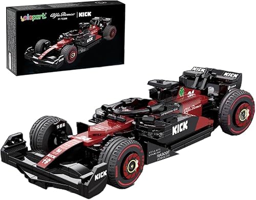 Technik Sportwagen Bausteine Set für Alfa Romeo F1 Team ORLEN C42 2022, 283 Klemmbausteine Auto Bausatz Supersportwagen Modellbausatz, MOC Car Rennwagen Modellauto Spielzeug Erwachsene Kinder von JUCYJULY