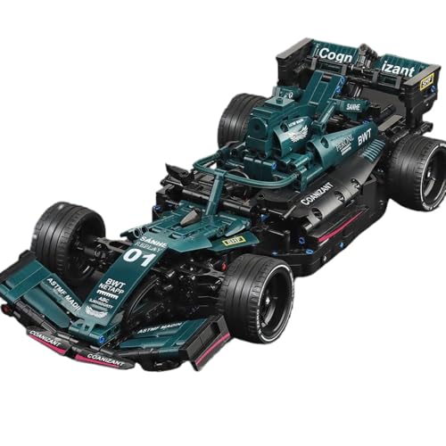 Technik Sportwagen Bausteine Set für Ferrari F1 Formula, 1:12 1089 Klemmbausteine Auto Bausatz Supersportwagen Modellbausatz, MOC Car Rennwagen Modellauto Spielzeug Geschenk Erwachsene Kinder von JUCYJULY