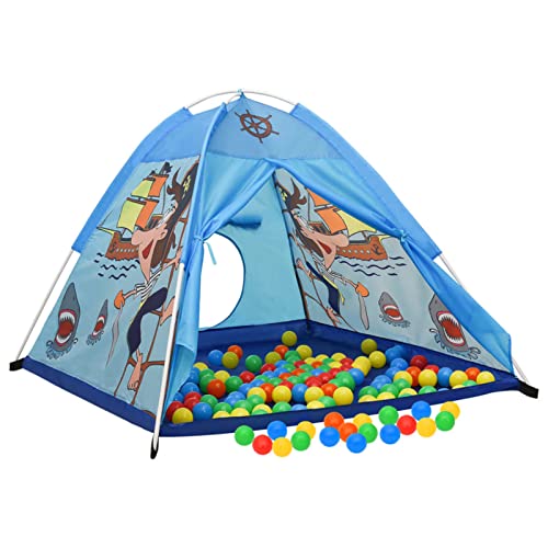 Spielzelt mit 250 Bällen, JUDYY kidspielzeug, Bällebad, kidspielzelt Indoor, Sandkasten Spielzeug, Bällebad Zelt, Blau 120x120x90 cm von JUDYY