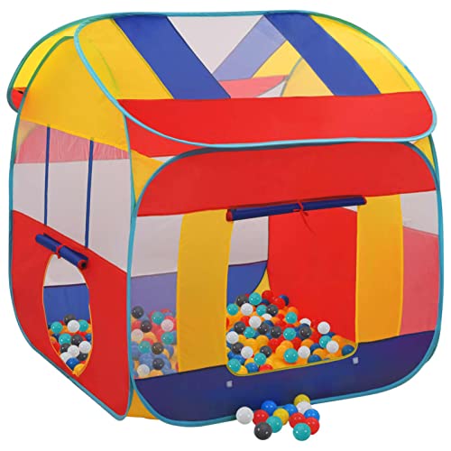 Spielzelt mit 550 Bällen, JUDYY Bällebad Kid, kidbällebad,kidzelt Für Drinnen, Bällebad Zelt, kidzelt, 123x120x126 cm von JUDYY