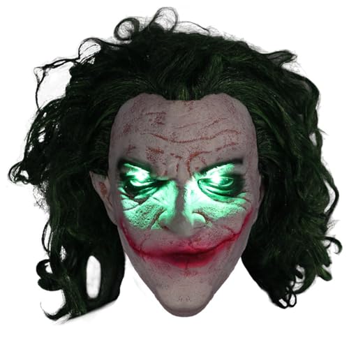 Darks Knights Clowns Joker Cosplay Masken Halloween Maske Karneval Ostern Maske für Halloween Party Requisiten von JUELIN