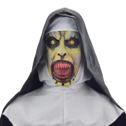 JUELIN Conjurings Horrors Nonnen Cosplay Masken Halloween Maske Karneval Ostern Maske für Halloween Party Requisiten von JUELIN