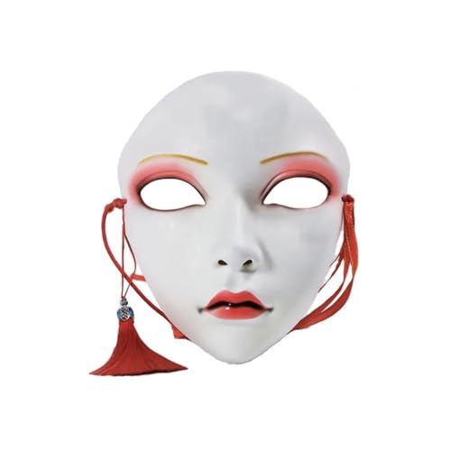 JUELIN Cosplay Chinesische Stil Masken Anime Maske Hanfu Kostüm Zubehör Karneval Maskerade Maske Halloween DIY Dekor Party Dekorationen von JUELIN