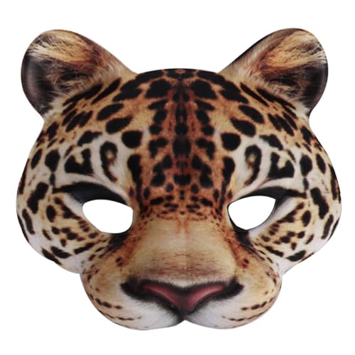 JUELIN Gepard Cosplay Masken Halloween Maske Karneval Ostern Maske für Halloween Party Requisiten von JUELIN